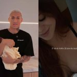Dois dias após o nascimento do filho, Richarlison celebra o aniversário de Amanda Araújo