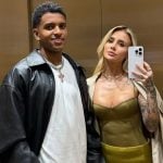 Namorada do Rodrygo Goes diz ser “100% blindada” contra inveja em cima do seu relacionamento