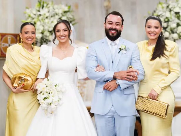 Maiara e Maraisa vão às lágrimas em casamento do irmão: “Que emoção”