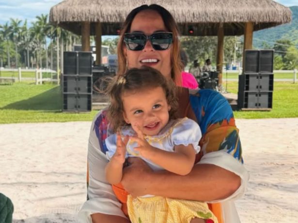 Kimberlly mostra momento fofo entre Nadine e Helena, filha com Neymar: “Pagodinho com a vovó”