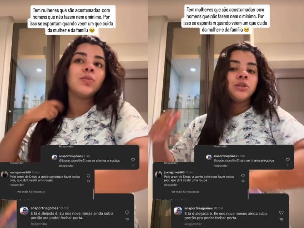 Grávida, Ary Mirelle rebate críticas após receber ajuda de João Gomes para trocar de roupa