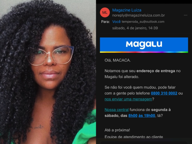 Após sofrer racismo, vítima critica postura da Magazine Luiza que prega inclusão social