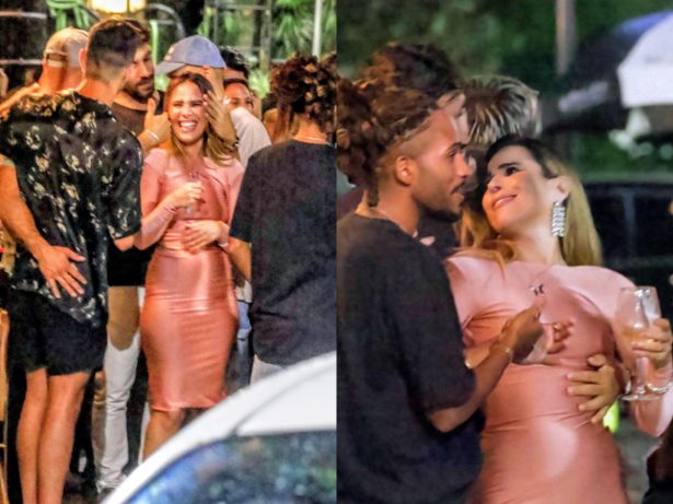 Romance no ar! Wanessa Camargo é flagrada com o modelo Bruno Bevan em bar no Rio