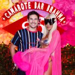 Sabrina Sato e Nicolas Prattes chegam juntos para desfile da Gaviões no Anhembi