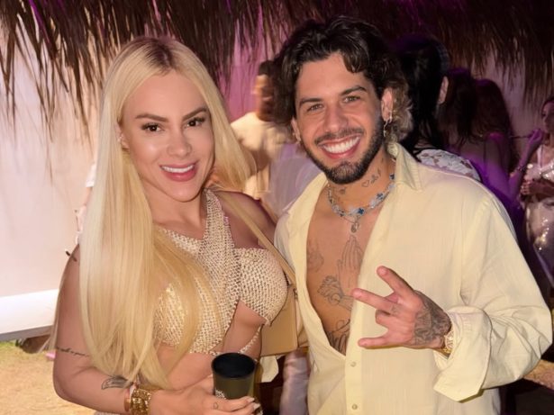 Saiba quem é a loira que aparece curtindo festa com Zé Felipe pós-Réveillon