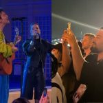 Sandy faz participação em show com o ex e o atual na plateia