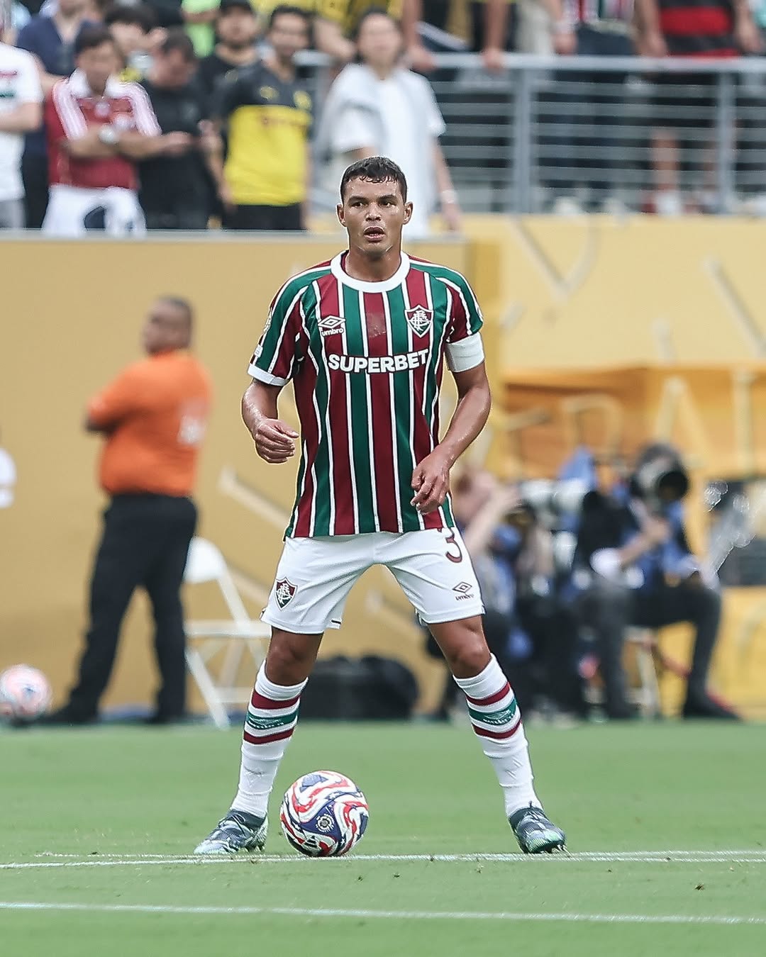 Thiago Silva, guerreiro da zaga tricolor / Reprodução