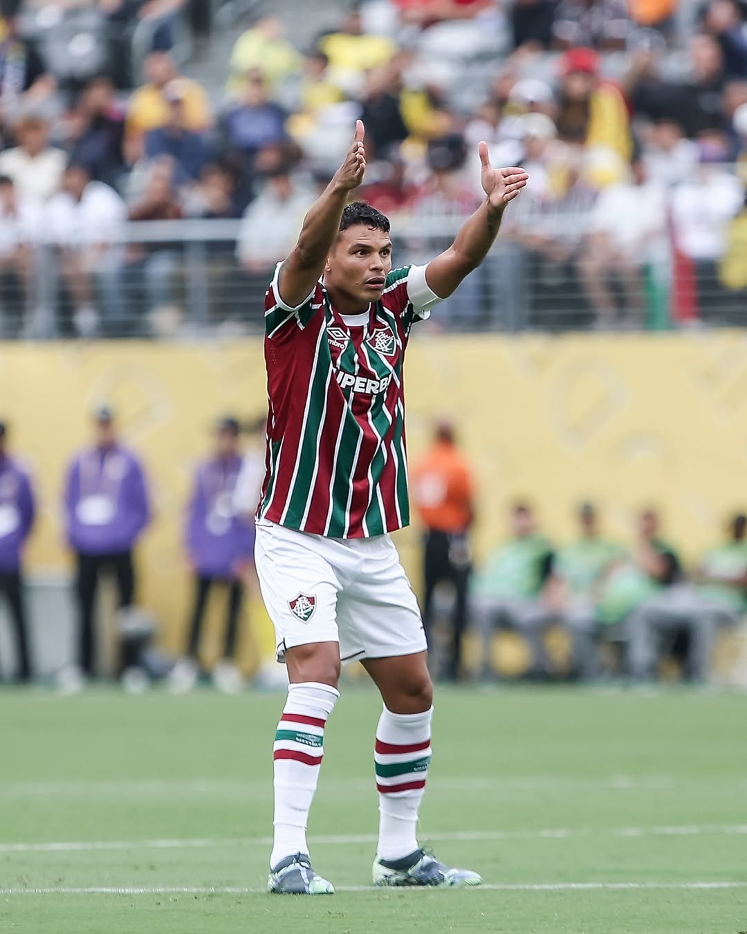 Thiago Silva, guerreiro da zaga tricolor / Reprodução