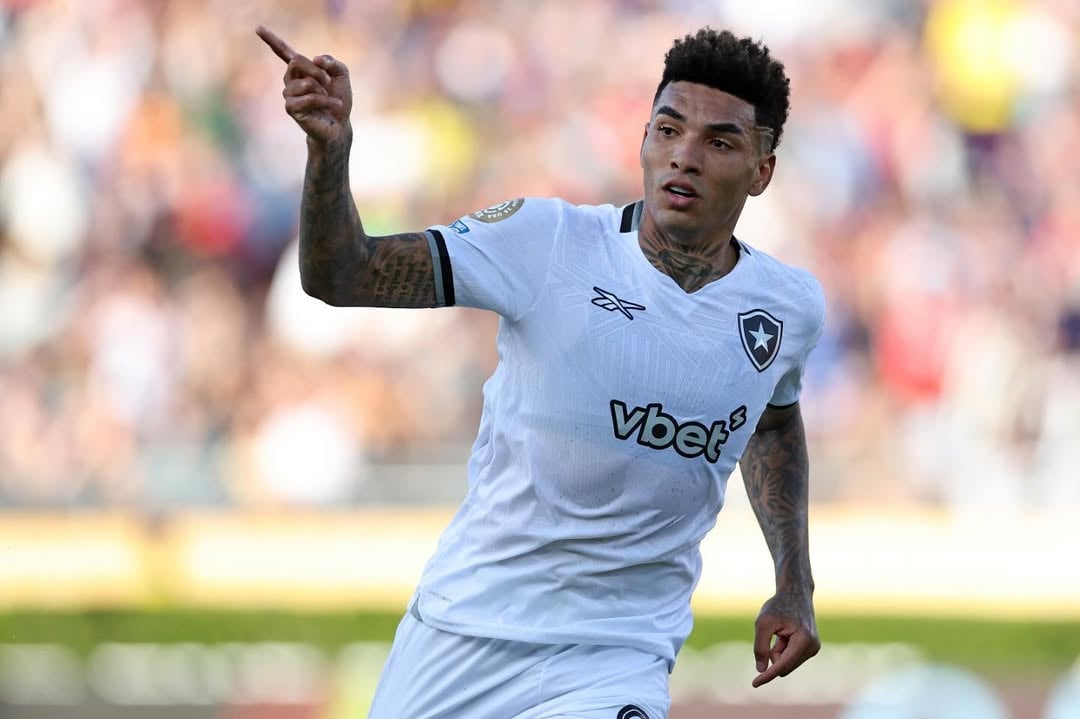 Igor Jesus foi o autor do gol do Botafogo contra o PSG / Reprodução