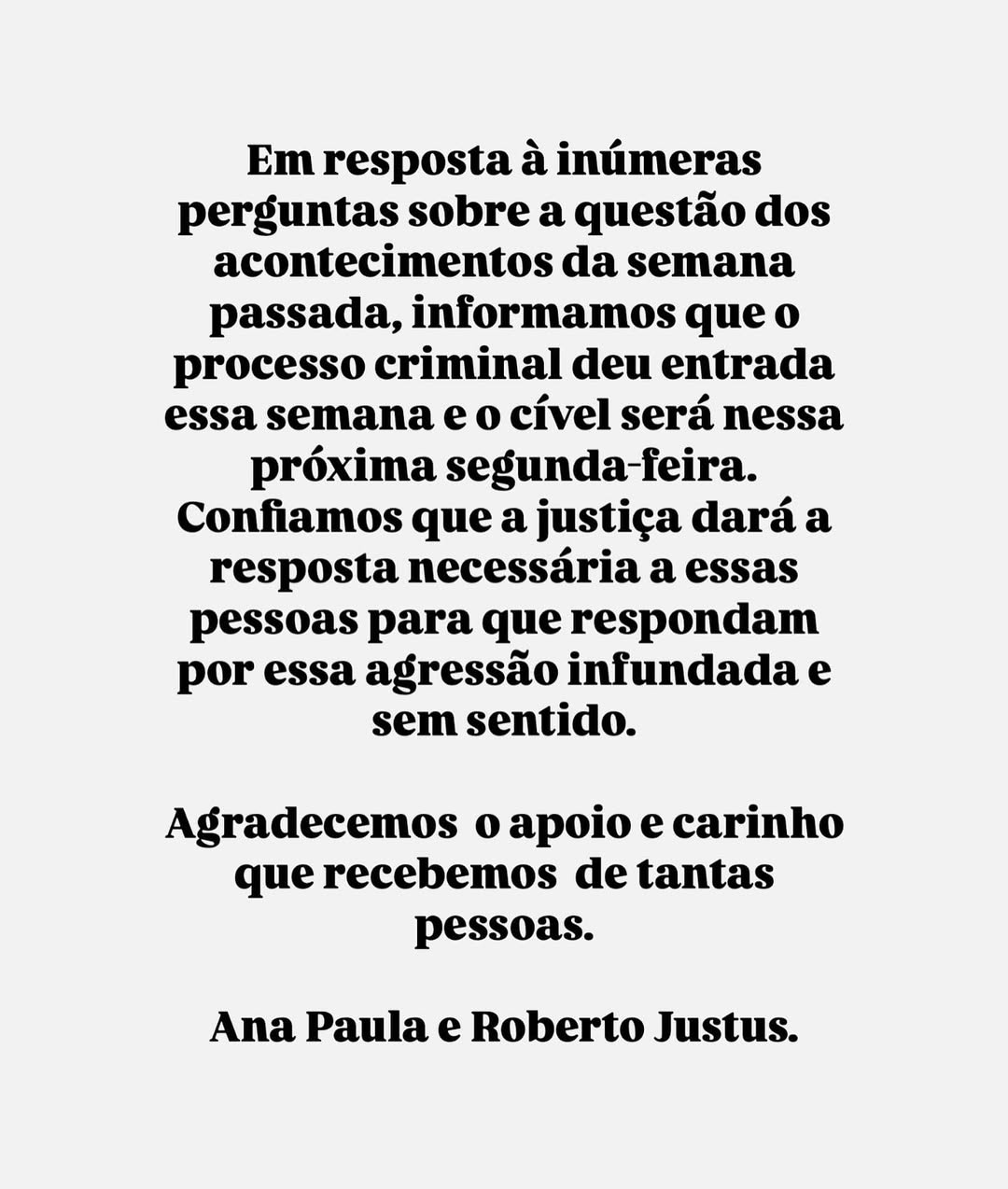 Reprodução/Instagram @robertoljustus