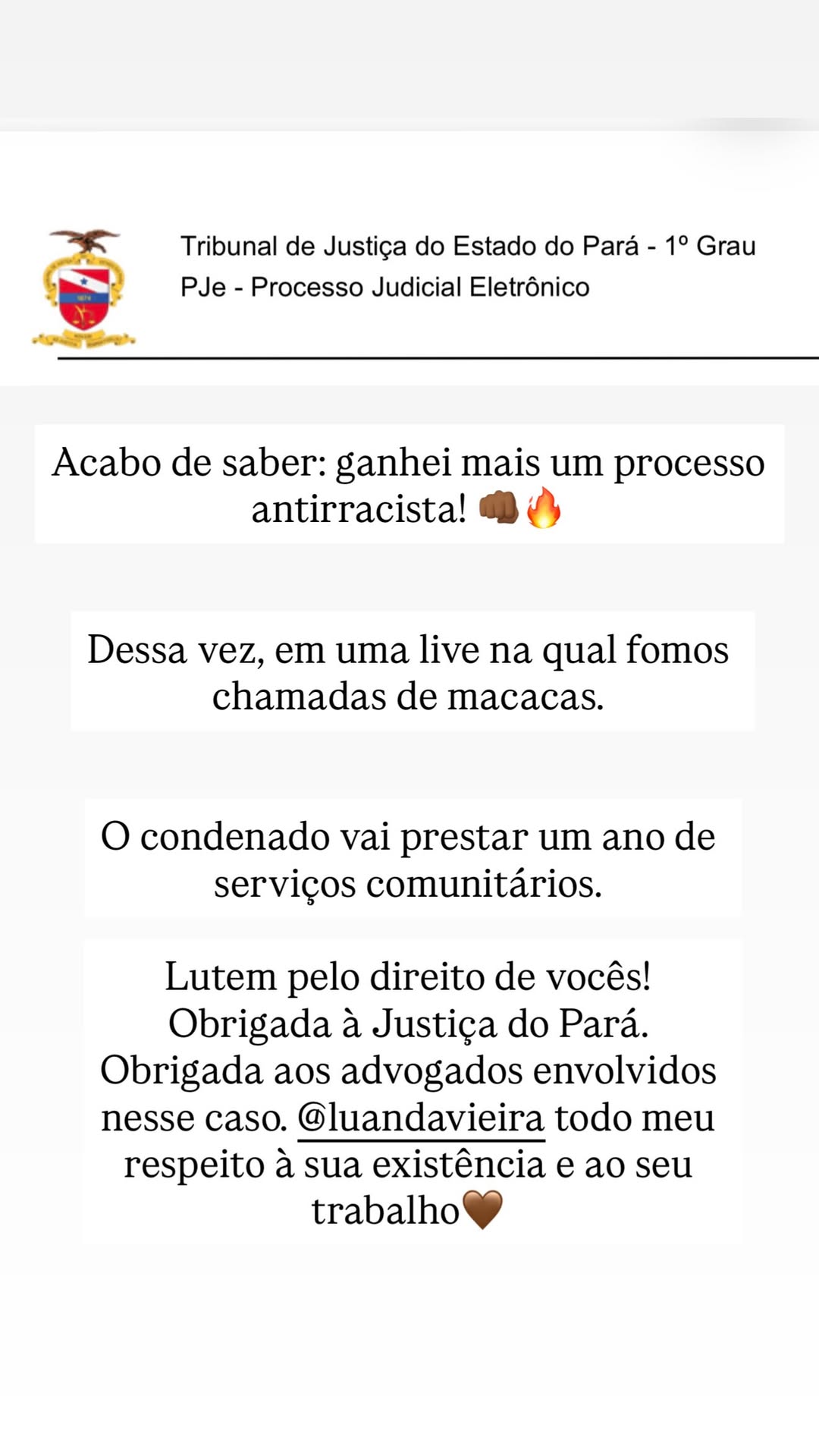 Crédito: Reprodução Instagram @thelminha