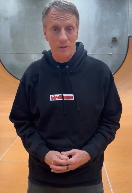 Reprodução: Instagram@tonyhawk