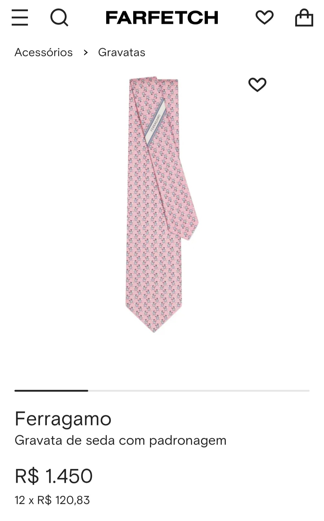 Farfetch/Ferragamo/Reprodução Farfetch/Ferragamo/Reprodução