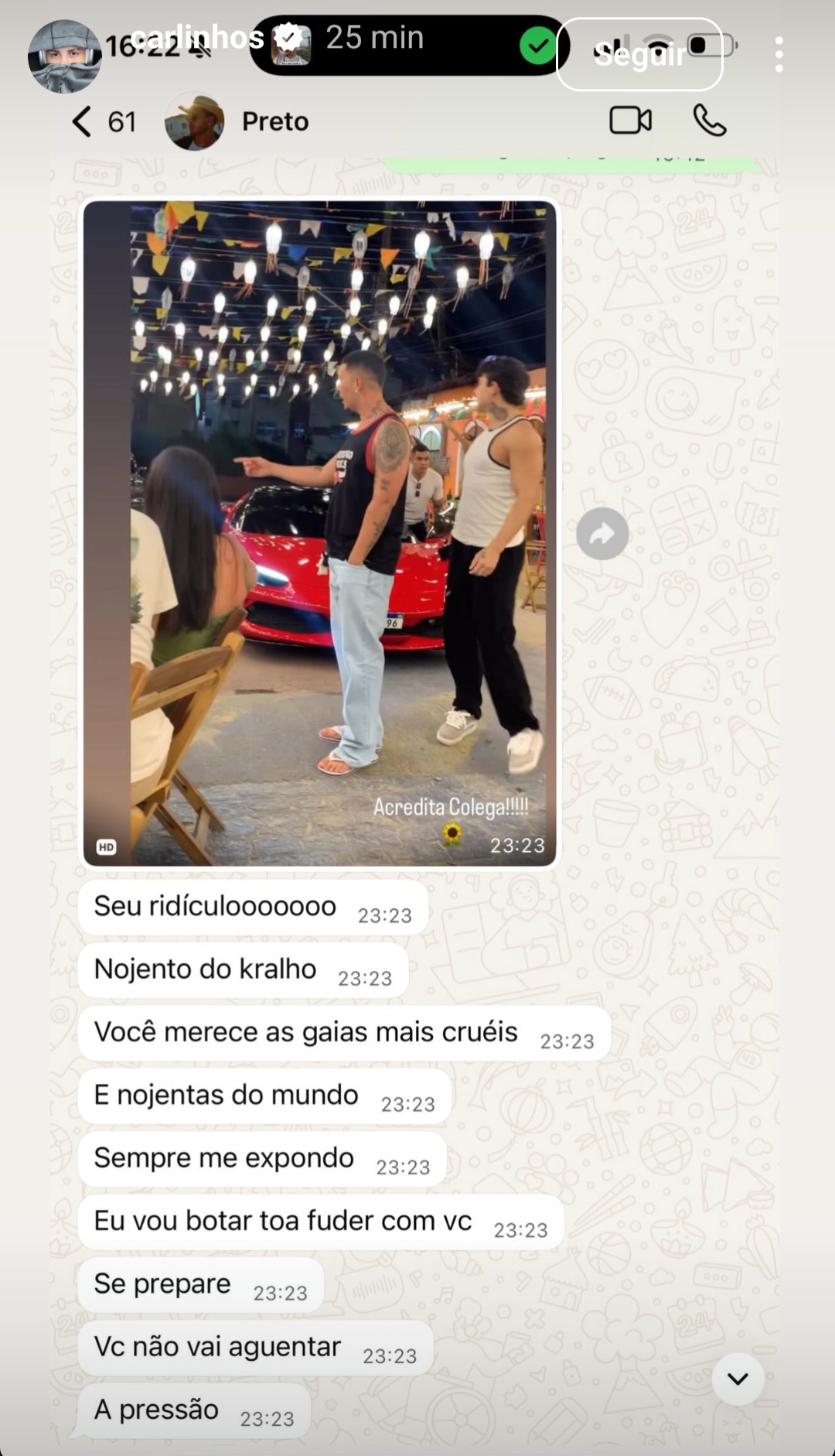 Reprodução/@carlinhos
