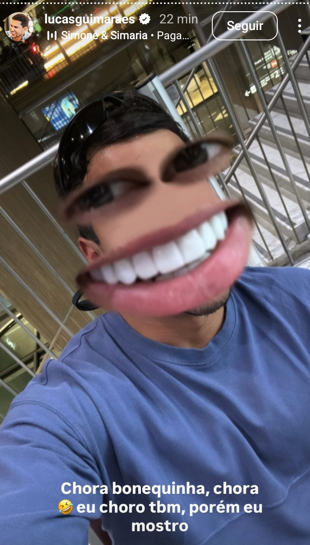Reprodução/@lucasguimaraes Reprodução/@lucasguimaraes