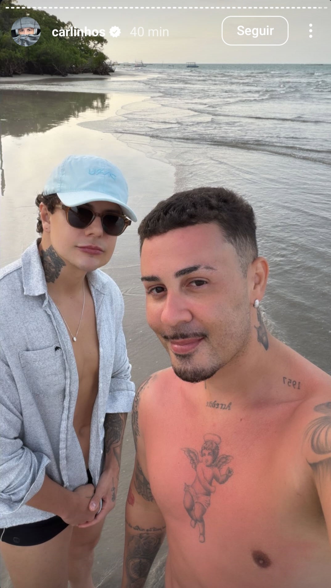 Reprodução/@carlinhos Reprodução/@carlinhos