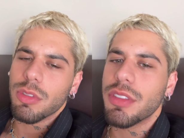 Zé Felipe surge abatido e pede apoio dos fãs para show em Portugal