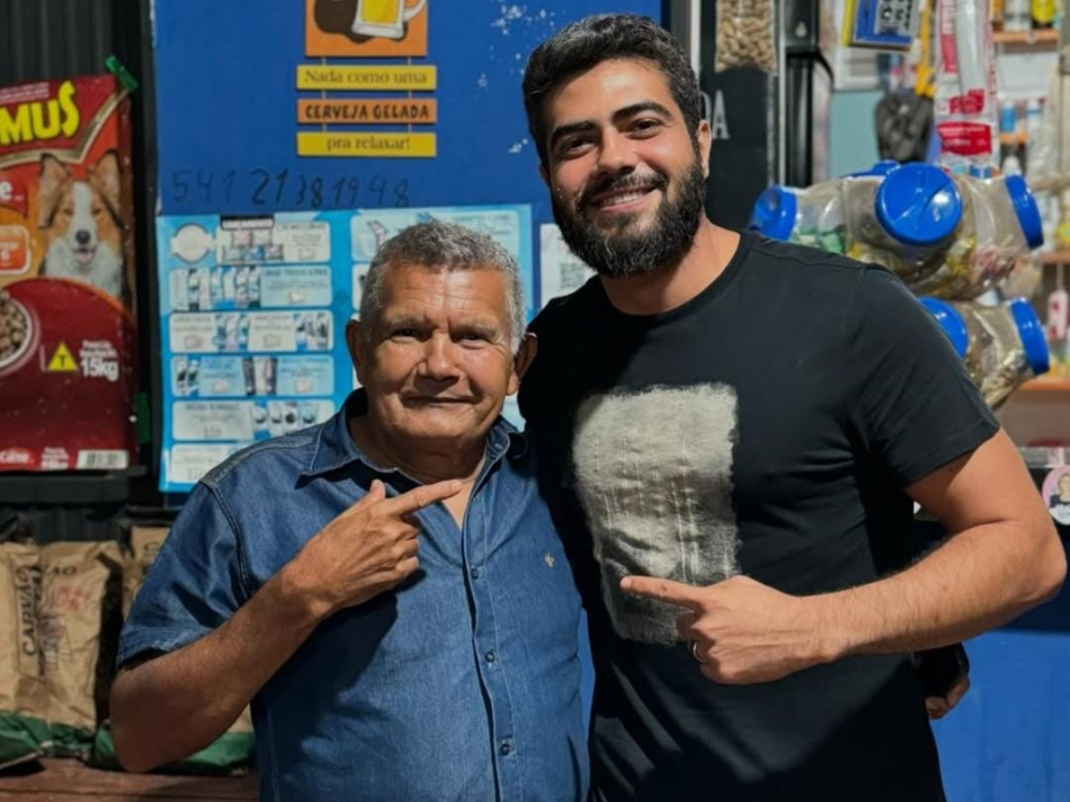 Seu Ribamar e Henrique - Foto: Reprodução/Instagram