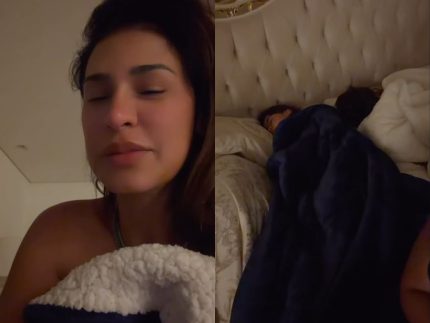 Simone Mendes relata invasão da cama por filhos durante madrugada