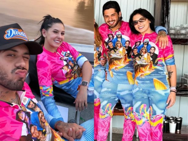 Assumidos! Zé Felipe compartilha registro de pescaria de mãos dadas com Ana Castela