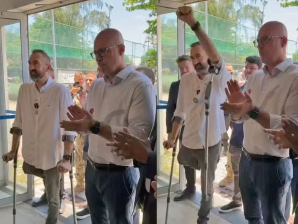 Herói da polícia: delegado baleado em megaoperação no RJ volta ao trabalho e é homenageado