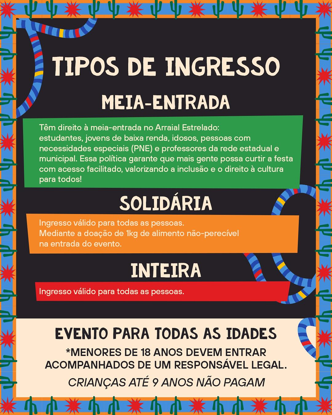 Crédito: Reprodução Instagram @arraialestrelado
