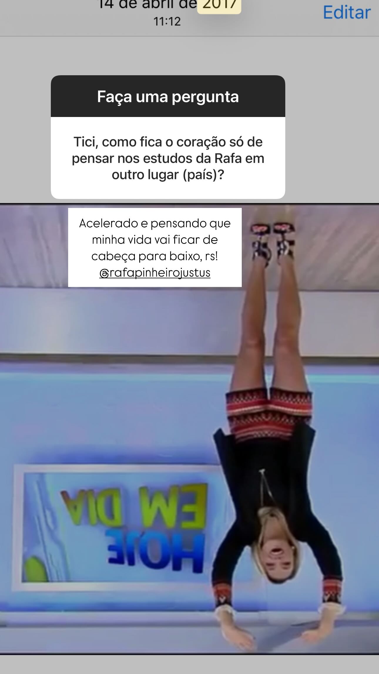 Crédito: Reprodução Instagram @ticipinheiro