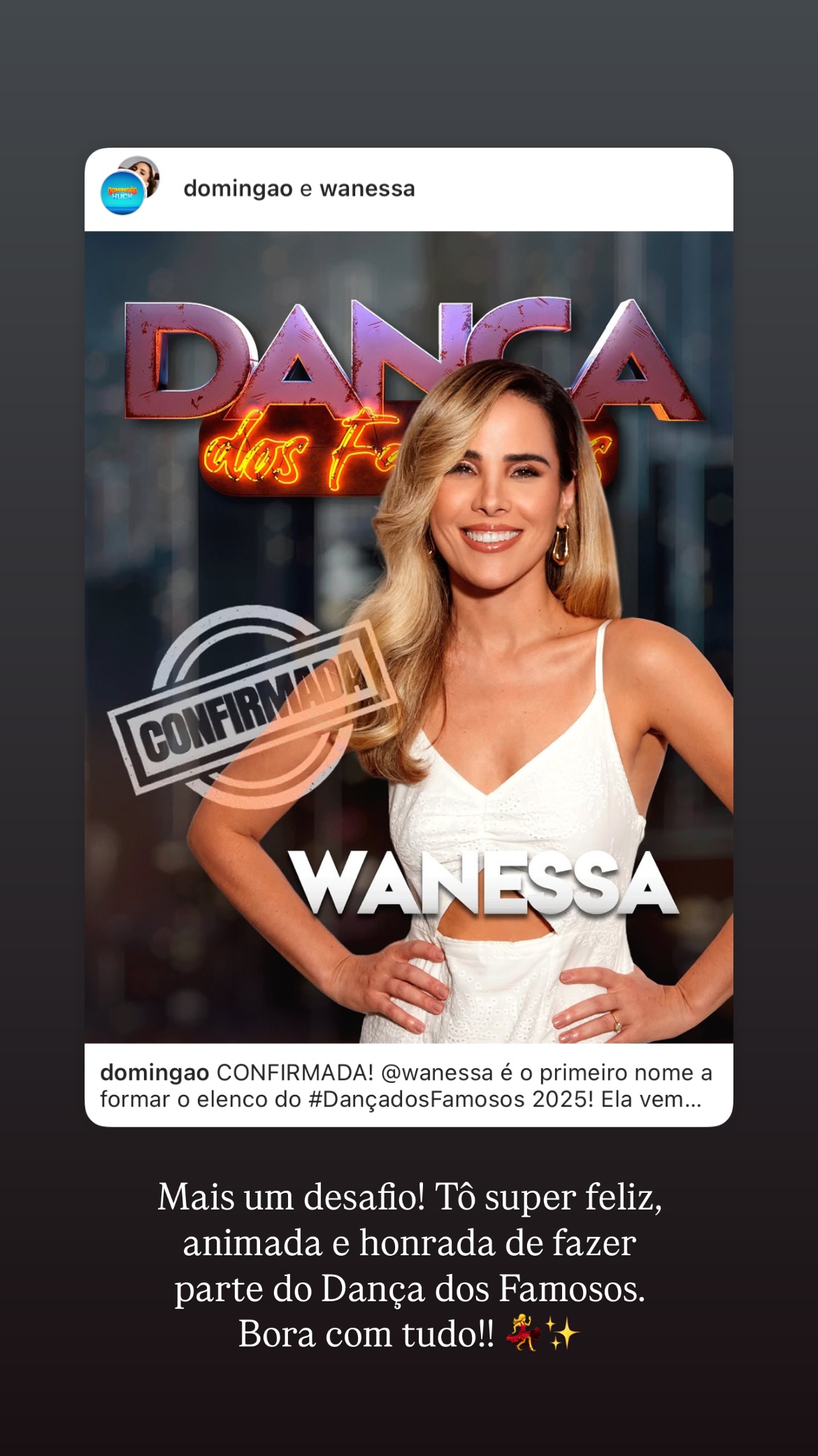 Crédito: Reprodução Instagram @wanessa