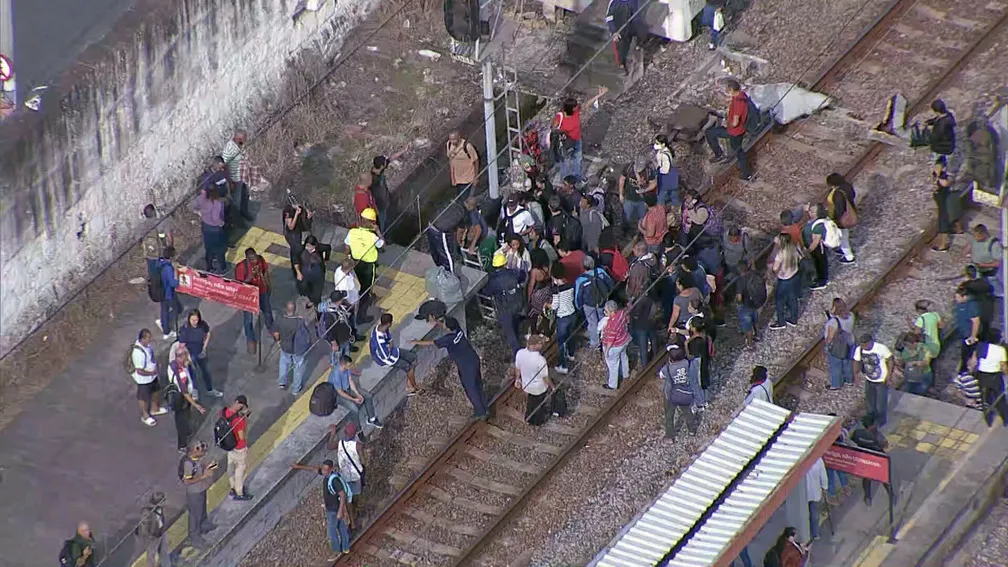 SuperVia no Rio de Janeiro - Foto: Reprodução/TV Globo