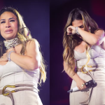 Simone recebe presente inusitado de fã durante show e celebra: “Muito lindo”