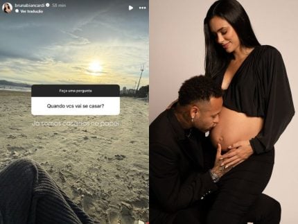 Bruna Biancardi revela que já se casou com Neymar no civil