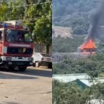 Três brigadistas ficaram feridos em incêndio nos Estúdios Globo