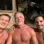 Marcello Novaes compartilha registro com filhos e agita a web: “As três graças”