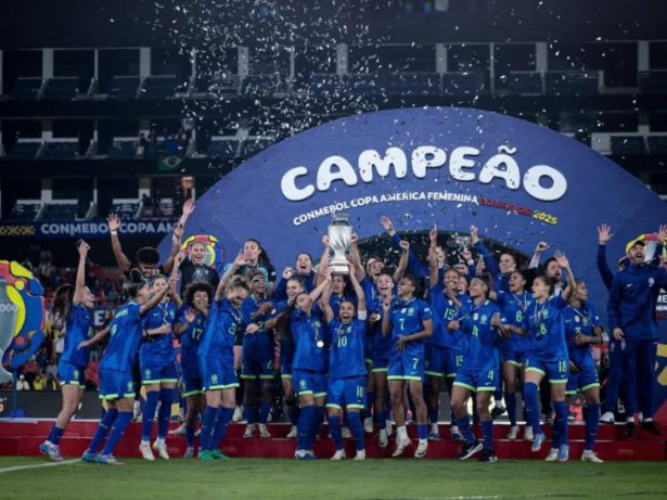 É campeão! Brasil conquista 9º título da Copa América Feminina em cima da Colômbia
