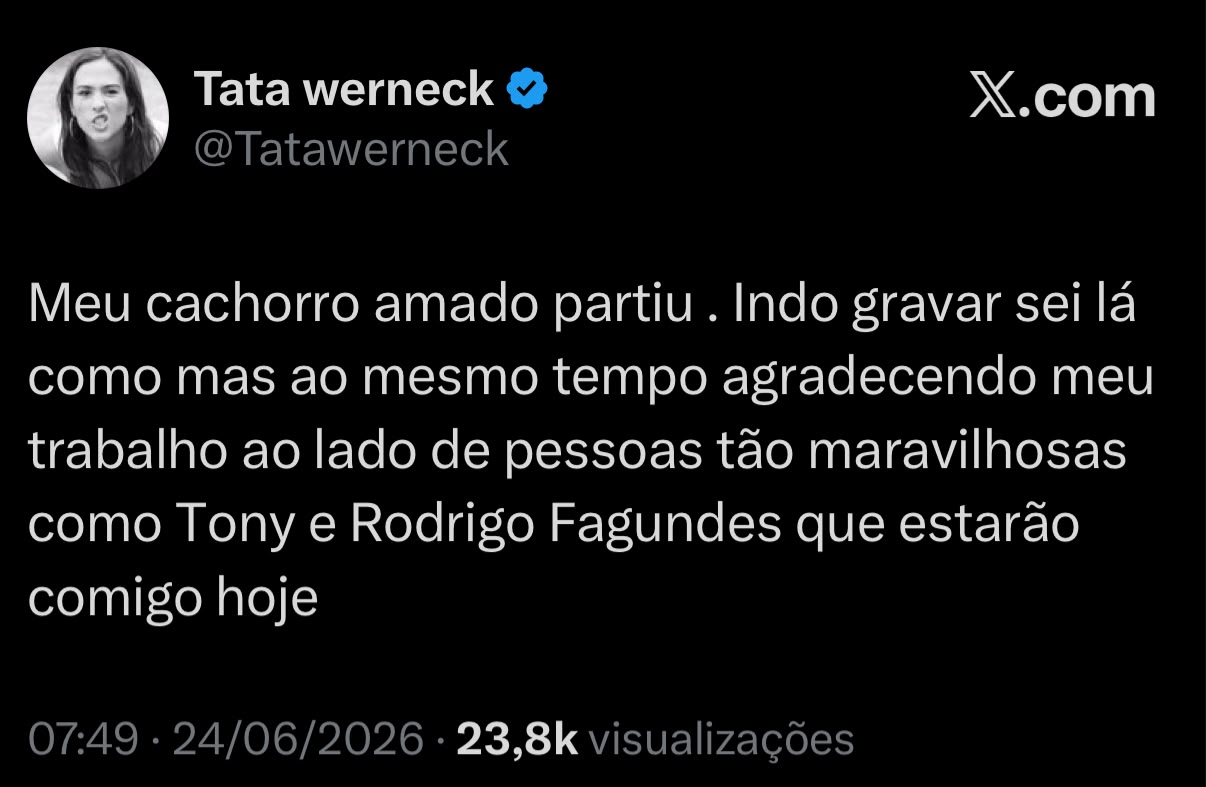 Reprodução / X Reprodução / X