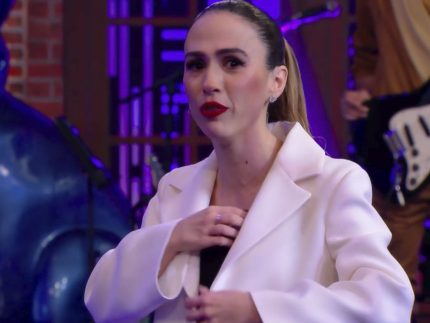 Tatá Werneck se emociona no Lady Night ao revelar maior medo sobre maternidade