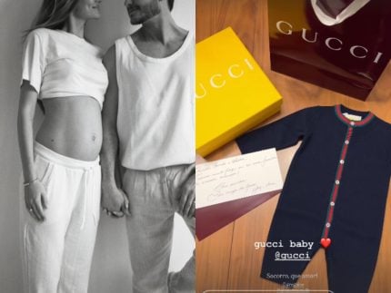 “Gucci baby”: Camila Queiroz mostra presente luxuoso do filho com Klebber Toledo