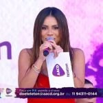 Teleton 2024: Grávida, Lexa diverte público e usa perrengue para pedir doações