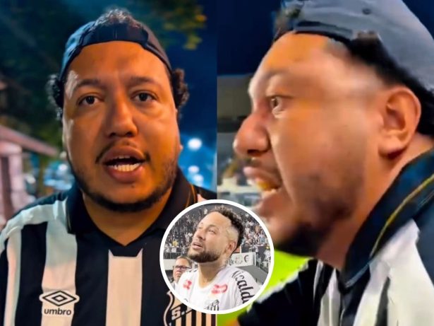 Torcedor que brigou com Neymar quebra o silêncio: “Ninguém é maior que o Santos”