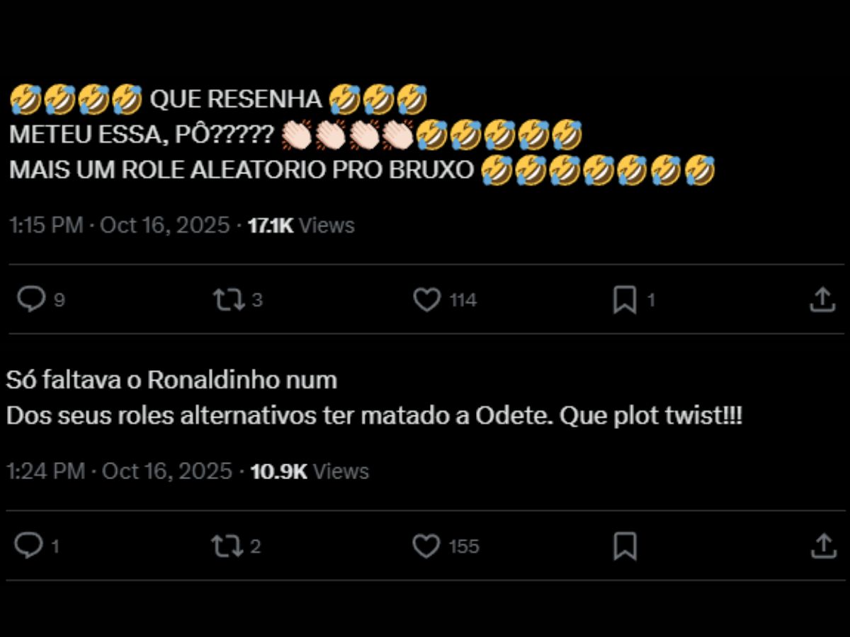 Reprodução X @10ronaldinho Reprodução X @10ronaldinho