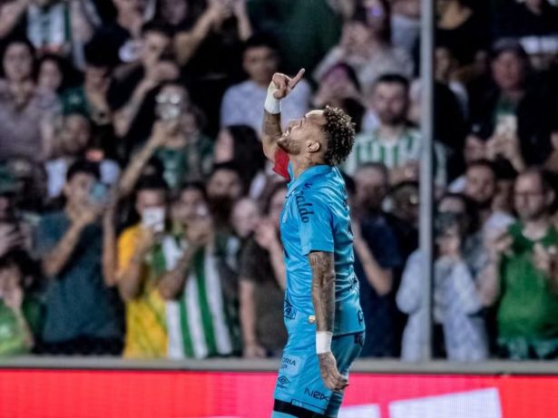 Neymar brilha contra Juventude e deixa Santos a um empate de se livrar do rebaixamento