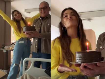 Patrícia Poeta celebra 49 anos em hospital ao lado do filho, que está internado