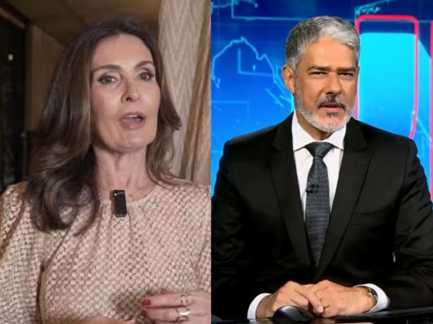 Fátima Bernardes revela reação ao saber de saída de Bonner do “JN”: “Fiquei preocupada”