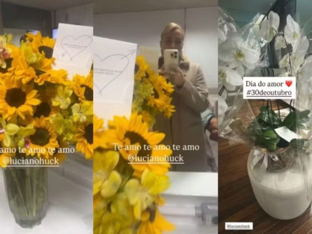 Apaixonado, Luciano Huck homenageia Angélica em aniversário de casamento