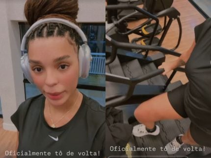 Brunna Gonçalves volta aos treinos após nascimento de Zuri, filha com Ludmilla