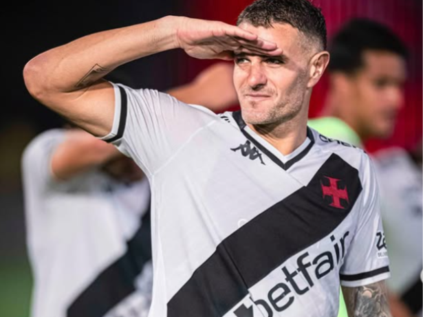 Reserva do Vasco no fim da temporada, Vegetti é alvo do Cerro Porteño