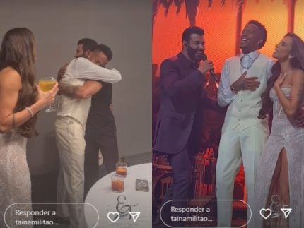 Show do Embaixador: Gusttavo Lima se apresenta em casamento de Éder Militão com Tainá Castro