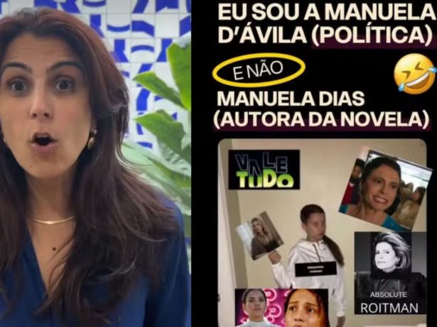 Confusão na web! Manuela d’Ávila é bombardeada com mensagens sobre “Vale Tudo” e reage
