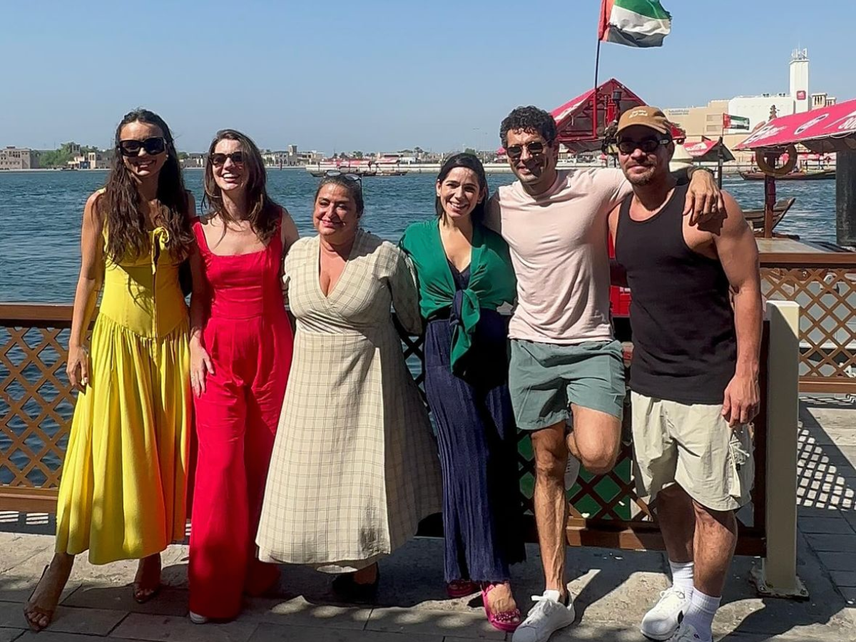 Elenco de família é tudo em Dubai | Créditos: Reprodução (Instagram)