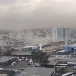 Ventos de mais de 90 km/h provocam queda de árvores, falta de luz e transtornos no RJ